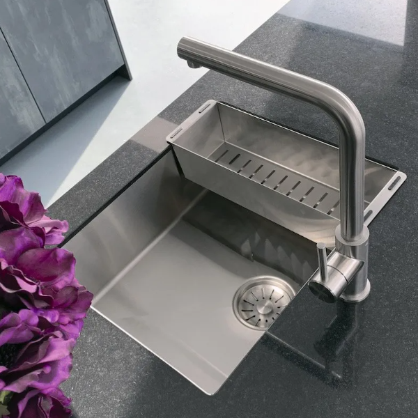 Lorreine - Dubbele RVS Keukenspoelbak - 3434-R - 800mm