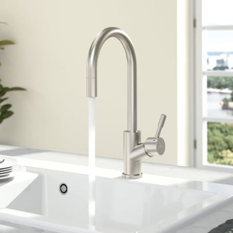 Villeroy & Boch - Umbrella Flex - Keukenkraan - Roestvrij Staal - 389mm Uitloophoogte