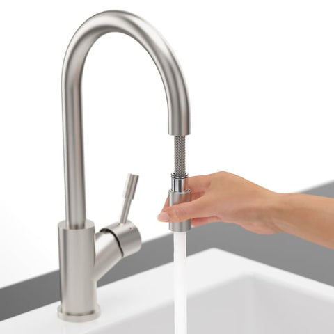 Villeroy & Boch - Umbrella Flex - Keukenkraan - Roestvrij Staal - 389mm Uitloophoogte