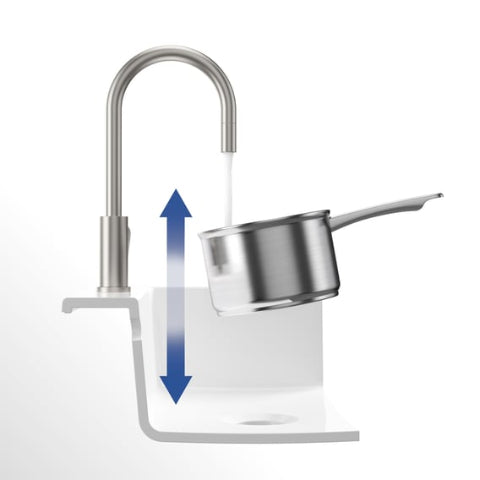 Villeroy & Boch - Umbrella Flex - Keukenkraan - Roestvrij Staal - 389mm Uitloophoogte