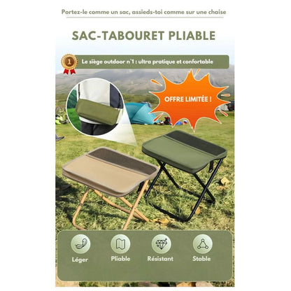 2-in-1 chair bag - waterproof folding chair & rucksack for outdoor adventures 1