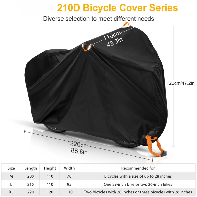 BIKEGUARD PRO - Waterproof bike cover with wind protection 4