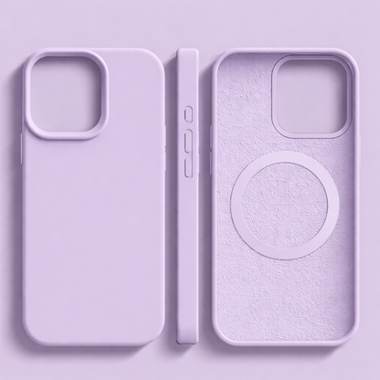 MAGNESOFT LUXE – Magnetic silicone case with soft-touch surface for iPhone