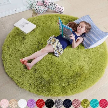 CloudHaven Luxury Soft Round Rug | Ultra-plush, fluffy rug for cozy living and bedrooms 0