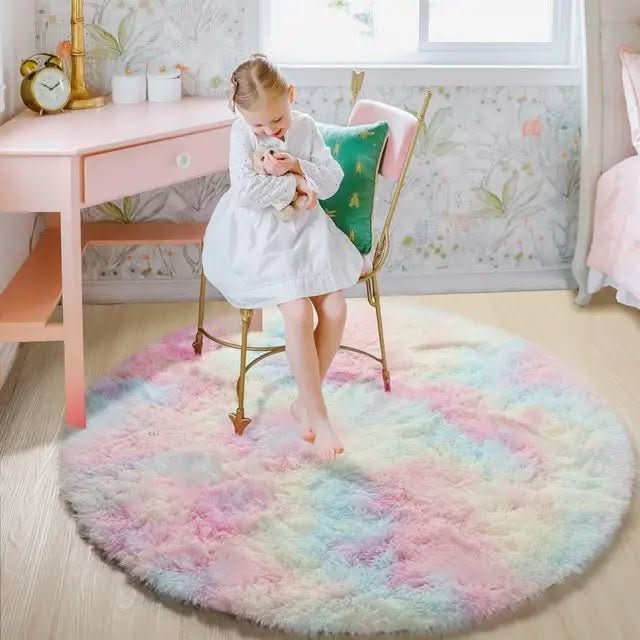 CloudHaven Luxury Soft Round Rug | Ultra-plush, fluffy rug for cozy living and bedrooms 2