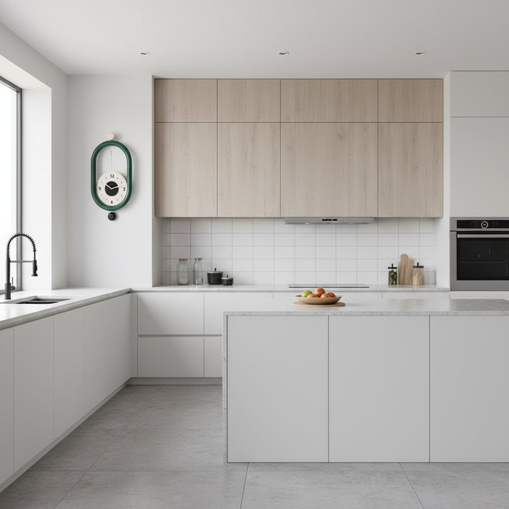 ELEGATIME – Long Wall Clock with Luxurious 3D Design and Silent Movement 3