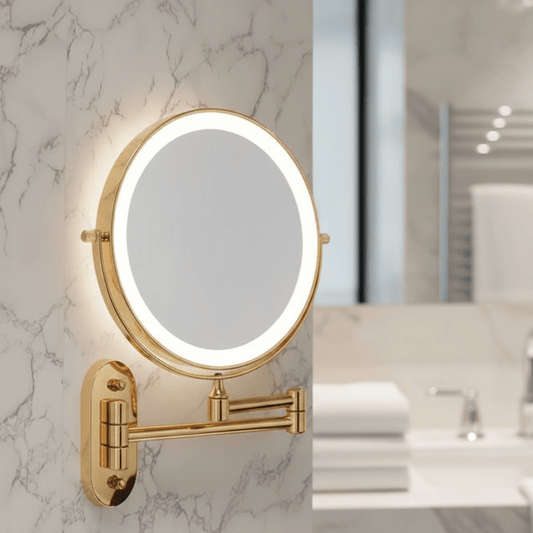 GOLDGLAM – Elegant, rechargeable gold mirror 0