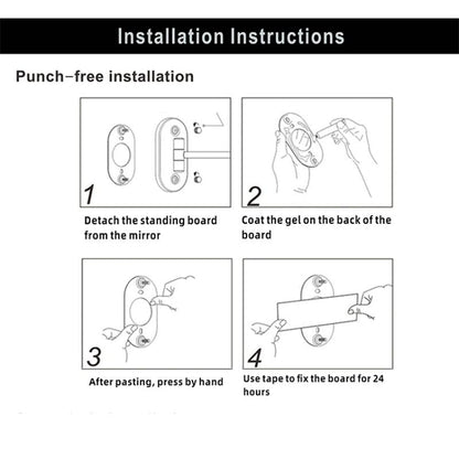 GOLDGLAM – Elegant, rechargeable gold mirror 6