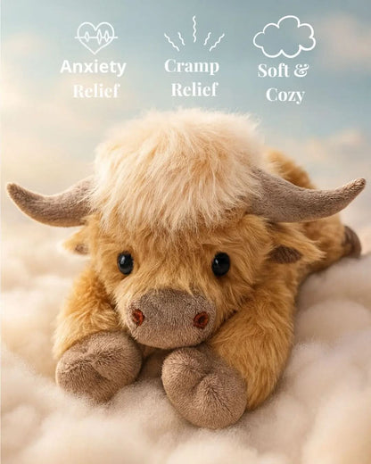 HEATHERMO – Enchanting Highland Cattle Plush Toy with Fluffy, Rustic Charm 2