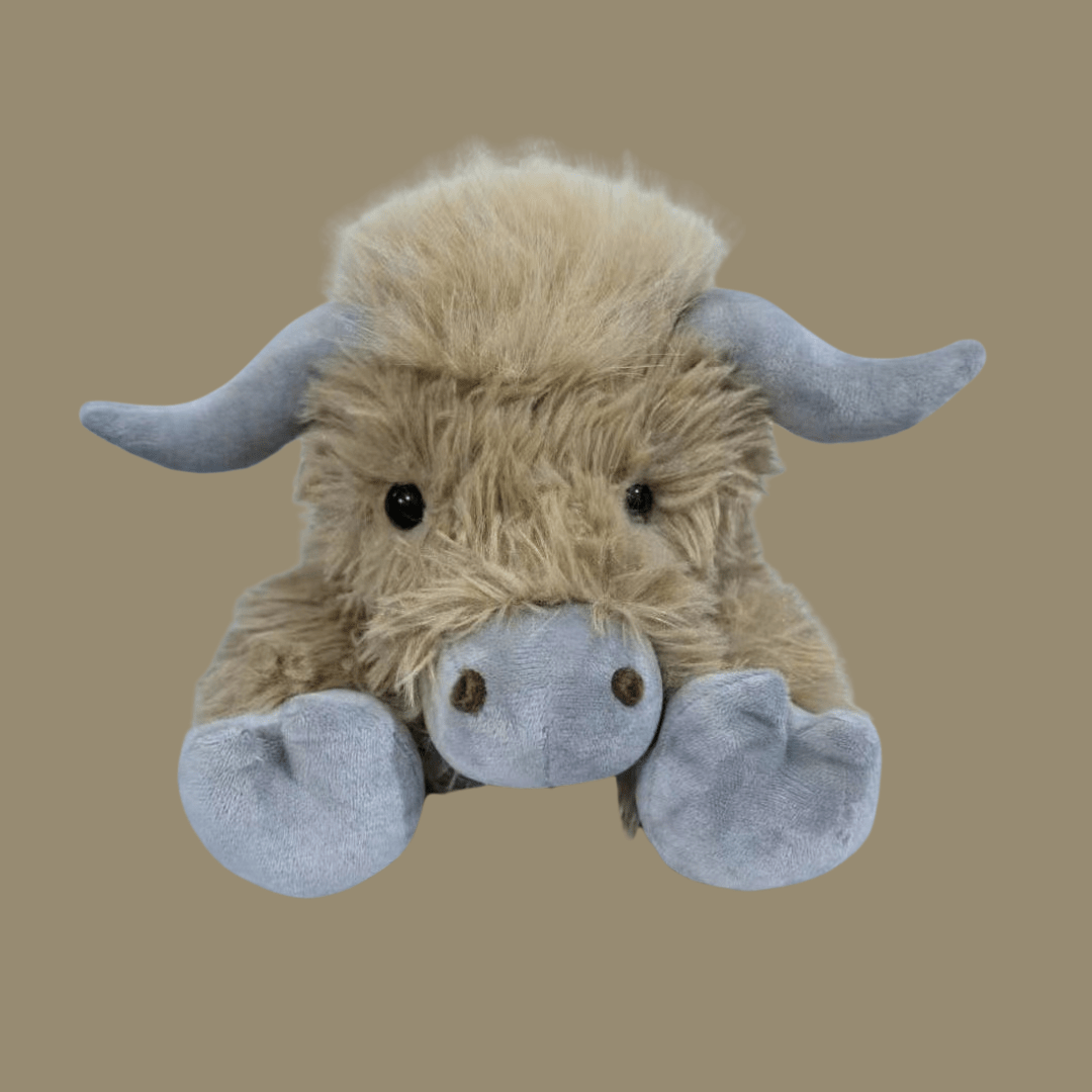 HEATHERMO – Enchanting Highland Cattle Plush Toy with Fluffy, Rustic Charm 4