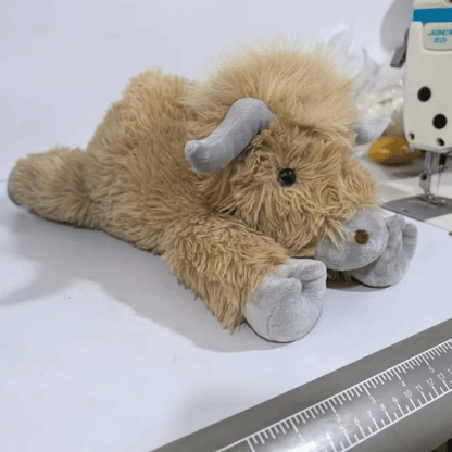 HEATHERMO – Enchanting Highland Cattle Plush Toy with Fluffy, Rustic Charm 5