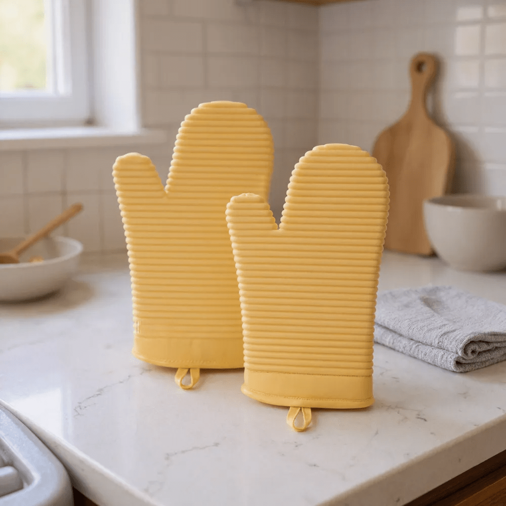 HEATSAFE – Non-slip silicone oven gloves for maximum heat protection 7