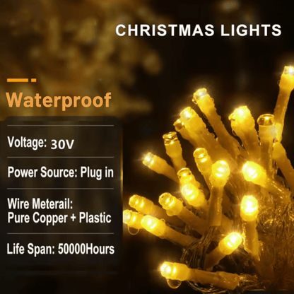 ILLUMERA – LED Garden Curtain 4 × 0.6 m with Weatherproof Elegance 3