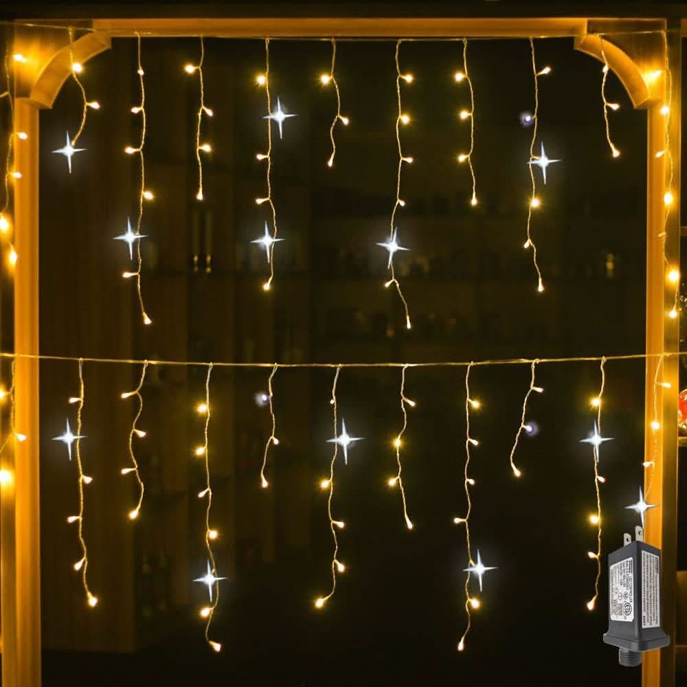 ILLUMERA – LED Garden Curtain 4 × 0.6 m with Weatherproof Elegance 5