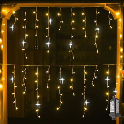 ILLUMERA – LED Garden Curtain 4 × 0.6 m with Weatherproof Elegance 5