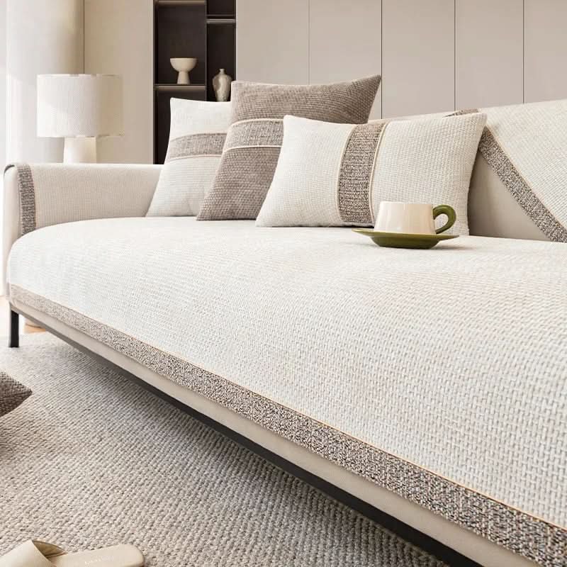 LeinenLux sofa cover - Non-slip & stylish for every living room 0