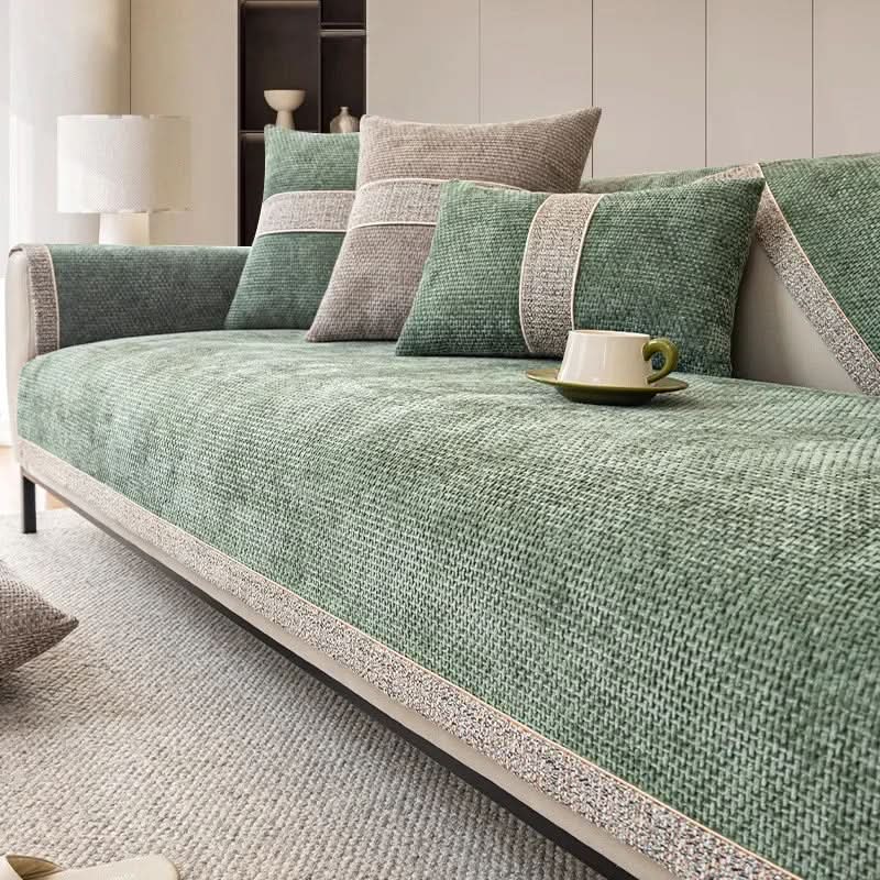 LeinenLux sofa cover - Non-slip & stylish for every living room 4