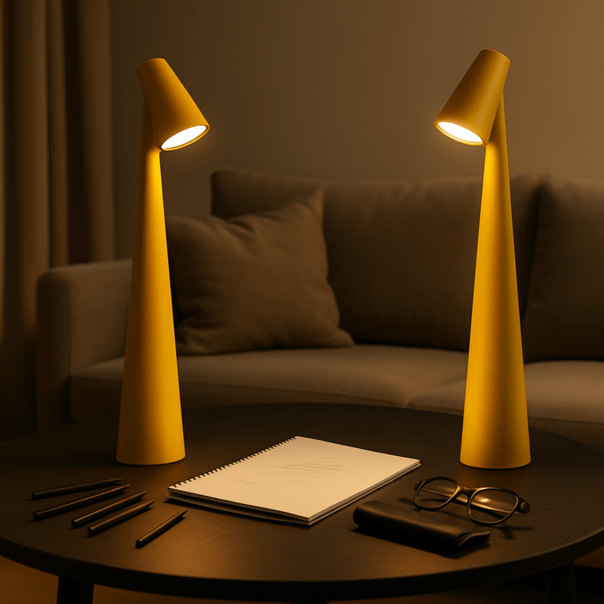 Metal table lamp - Rechargeable & stylish for indoors & outdoors 8