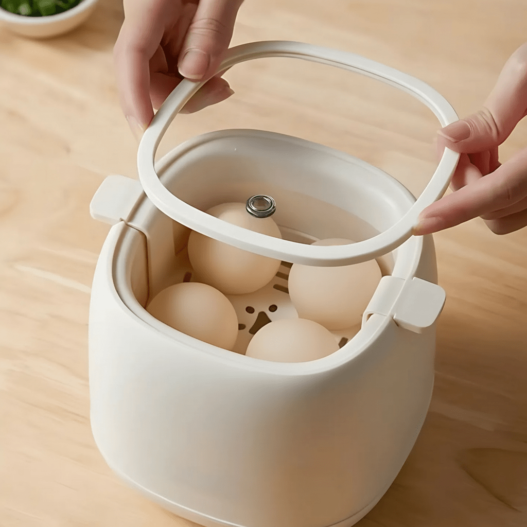OVOLUX – Automatic egg cooker with one-button operation and automatic shut-off 2