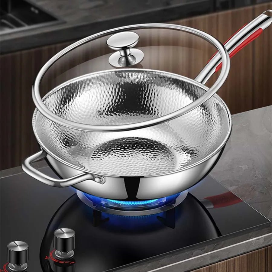 PANVION – Premium titanium wok with a round bottom for induction hobs and effortless stir-frying 1