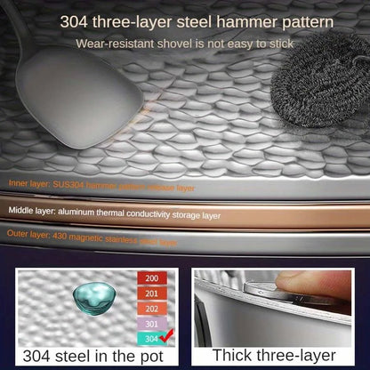 PANVION – Premium titanium wok with a round bottom for induction hobs and effortless stir-frying 3