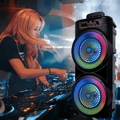 PARTYBOOM – 6000W Bluetooth speaker system with powerful bass & microphone 1