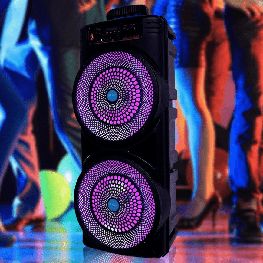 PARTYBOOM – 6000W Bluetooth speaker system with powerful bass & microphone 3