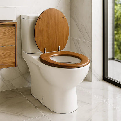 PLYREST – Elegant plywood toilet seat with soft-close function 2