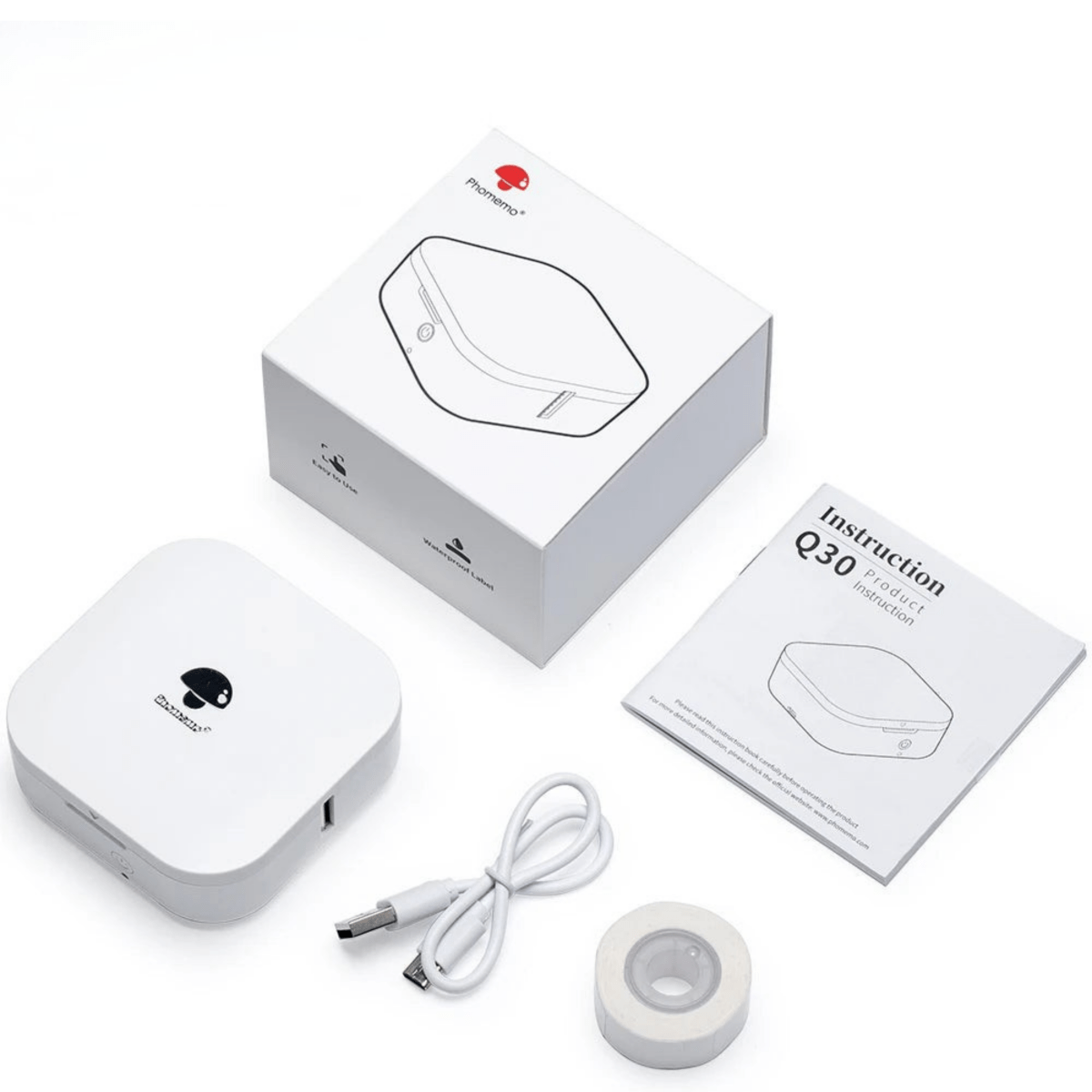 PRINTSYNC – Portable Bluetooth Thermal Label Printer with Rechargeable Battery 0