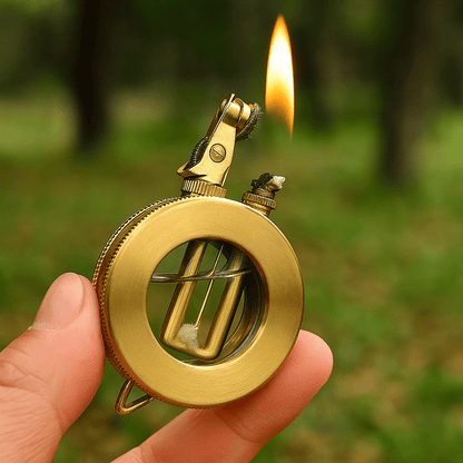 SPARKVION – Retro storm lighter with sturdy metal housing 1