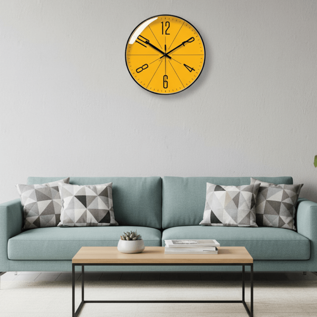 ScandiClock - Black Nordic style wall clock - Precise & stylish for every home 0