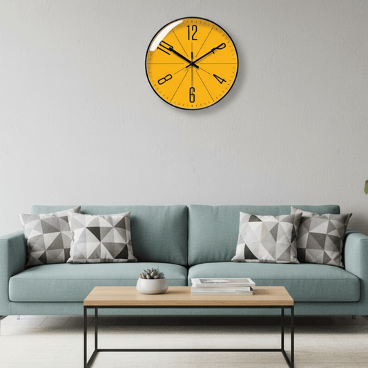 ScandiClock - Black Nordic style wall clock - Precise & stylish for every home 0