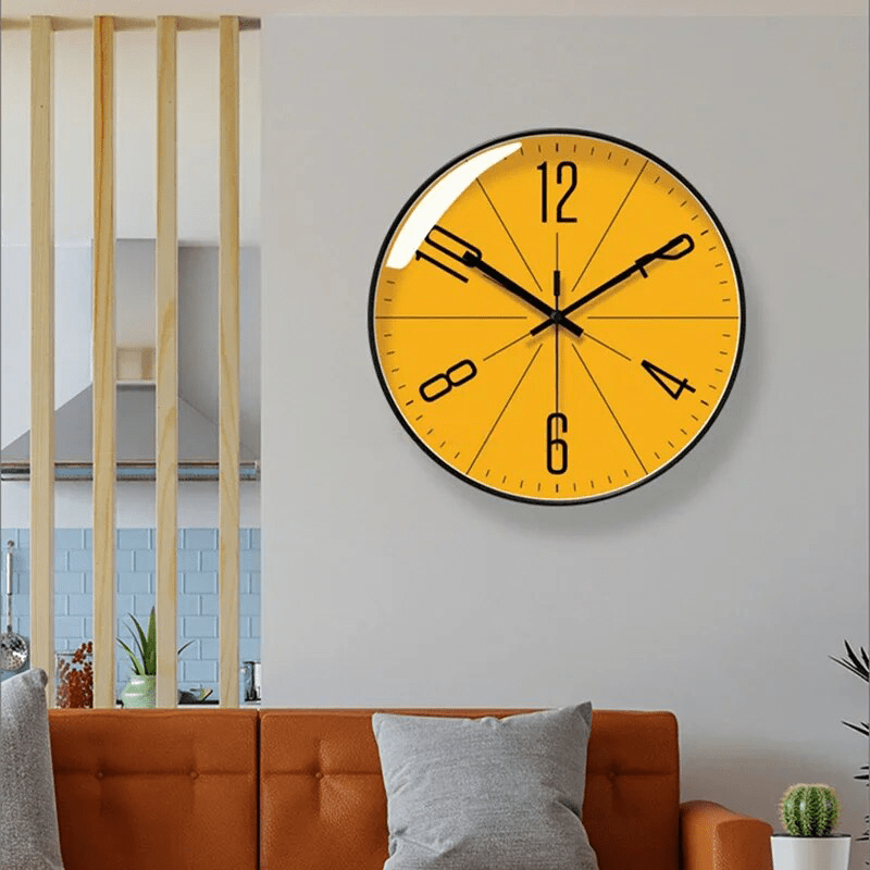 ScandiClock - Black Nordic style wall clock - Precise & stylish for every home 2