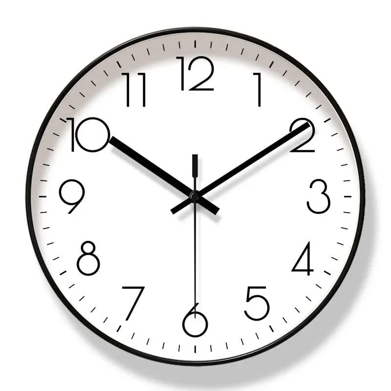ScandiClock - Black Nordic style wall clock - Precise & stylish for every home 8