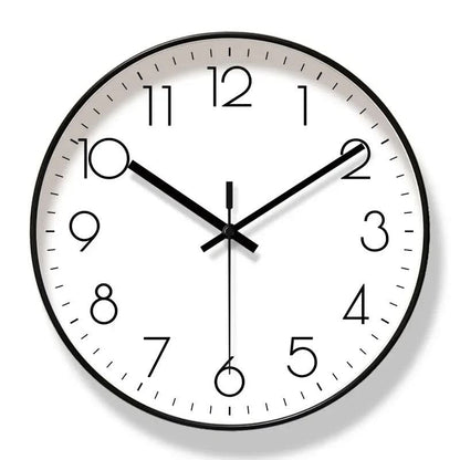 ScandiClock - Black Nordic style wall clock - Precise & stylish for every home 8