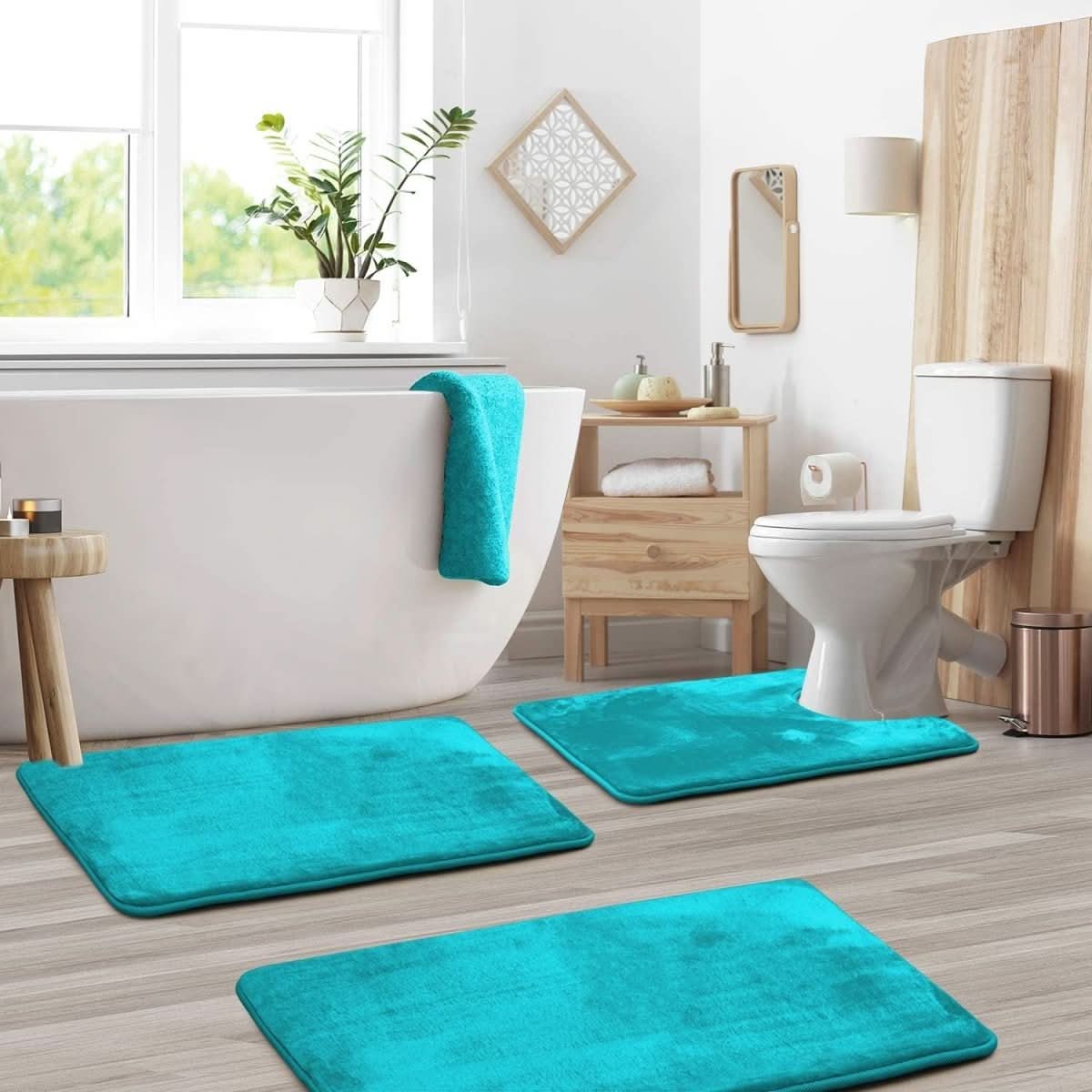 SoftStep Luxe – Memory Foam Bath Mat 3-Piece Set 5