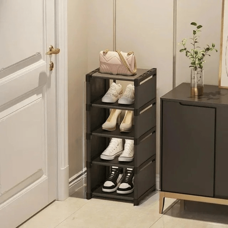 Space-Saving Shoe Rack - Stackable shoe rack for corners and small spaces 0