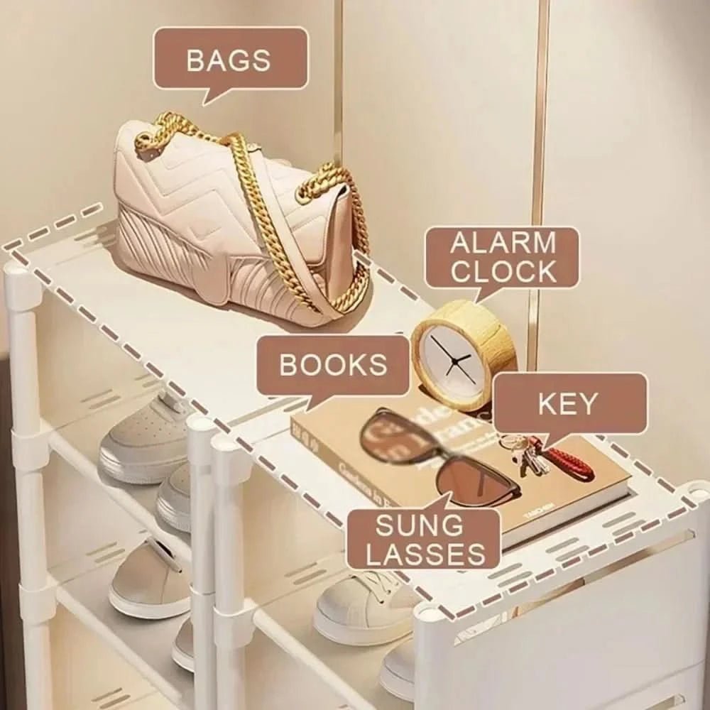 Space-Saving Shoe Rack - Stackable shoe rack for corners and small spaces 2