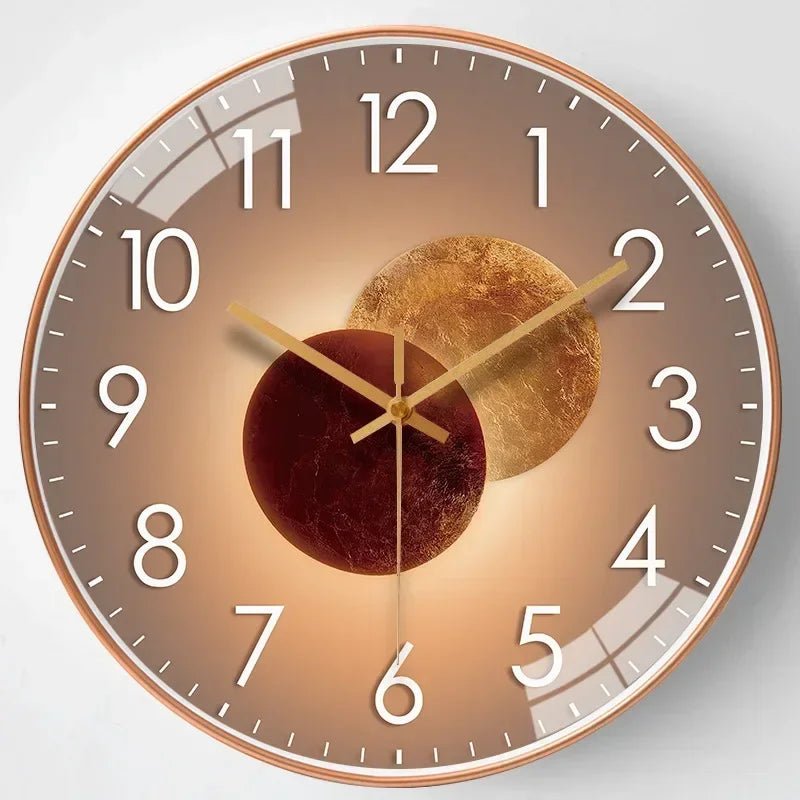 TICKLESS – Silent wall clock with minimalist dial and elegant finish 12