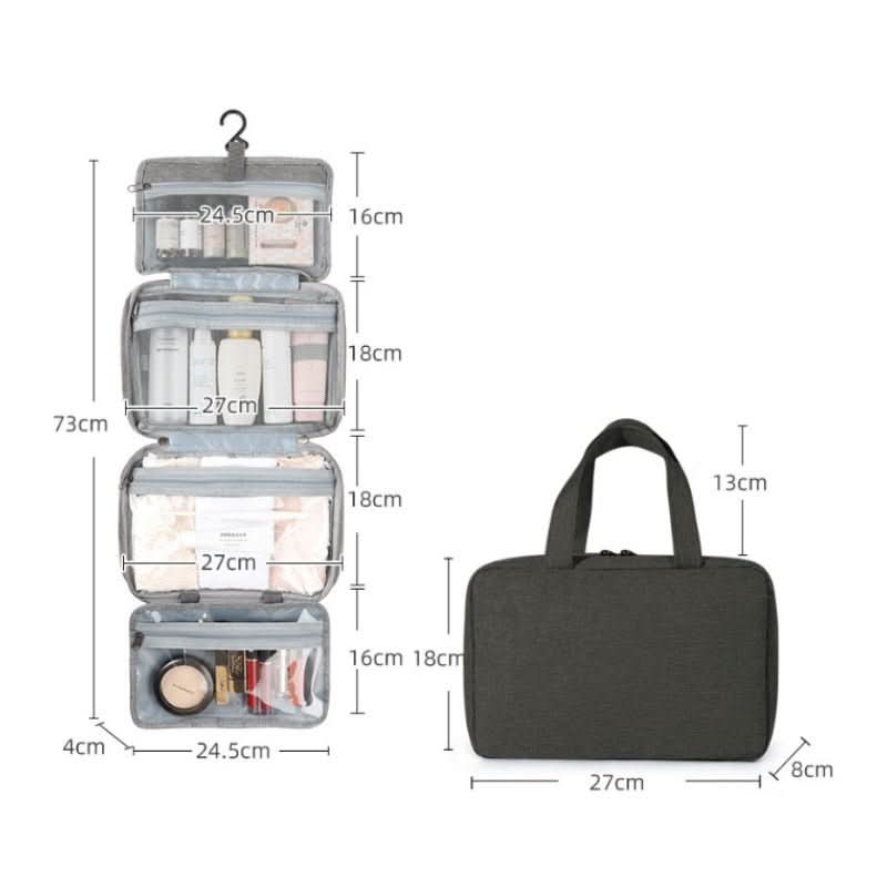 TravelTidy – Compact Cosmetic Organizer with 4 Compartments 0