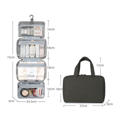 TravelTidy – Compact Cosmetic Organizer with 4 Compartments 0