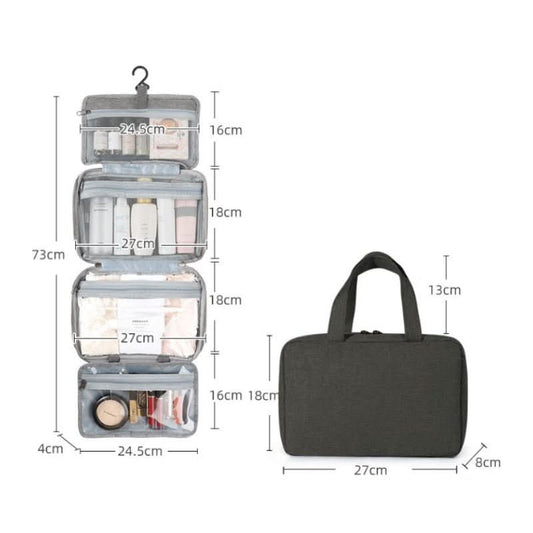 TravelTidy – Compact Cosmetic Organizer with 4 Compartments 0