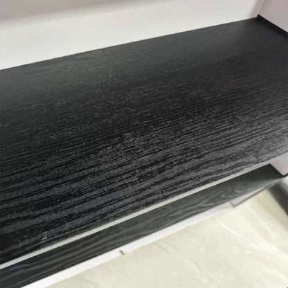 URBANDESIGN – Black peel-and-stick wallpaper in wood look for modern interior upgrades 6