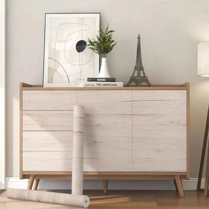 URBANDESIGN – Black peel-and-stick wallpaper in wood look for modern interior upgrades 8