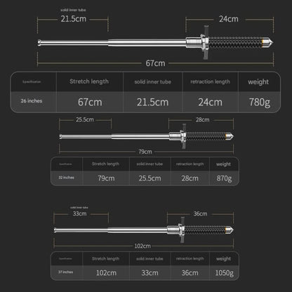 UrbanGuard Pro – Adjustable Hiking Stick with Non-Slip Grip, Durable Design & Discreet Safety Feature 2