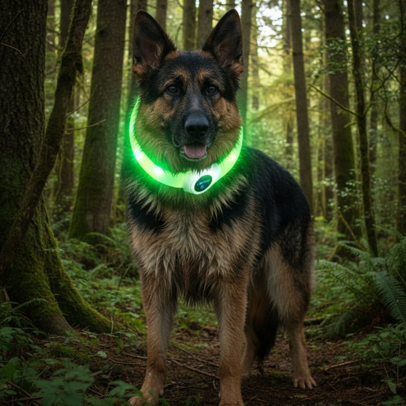 WOOFBEAM – LED Light Collar for Dogs for Safe Walks at Night 1