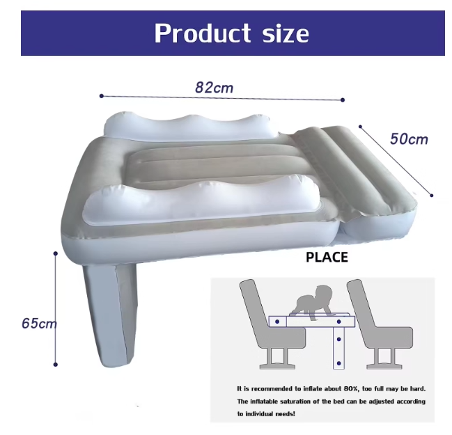 SkyComfort – Inflatable Airplane Seat Bed for Toddlers for Comfortable Travel