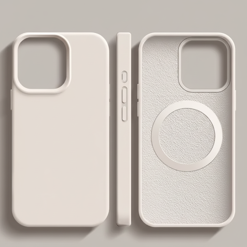MAGNESOFT LUXE – Magnetic silicone case with soft-touch surface for iPhone