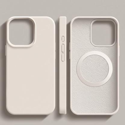 MAGNESOFT LUXE – Magnetic silicone case with soft-touch surface for iPhone