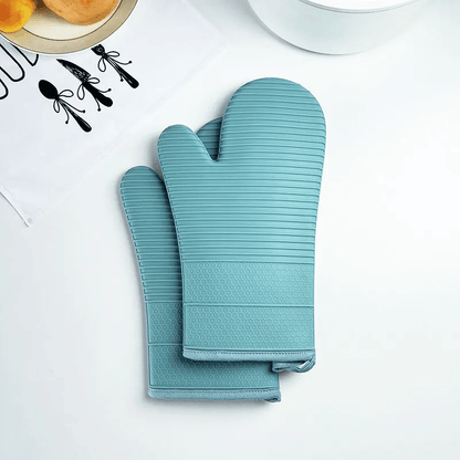 HEATSAFE – Non-slip silicone oven gloves for maximum heat protection